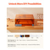 VEVOR JL3PRO supports engraving on wood, acrylic, leather, paper, glass (material support graphic)