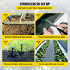 VEVOR 3FTx50FT Premium Weed Barrier Fabric Heavy Duty 5OZ, Woven Weed Control Fabric, High Permeability Good for Flower Bed, Geotextile Fabric for Underlayment, Polyethylene Ground Cover