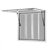 VEVOR Concession Window 36x36 in Aluminum Alloy Frame Service Window, for Food Truck, Up to 85 Degrees Stand Serving with 4 Sliding Screen Windows, Awning Door and Drag Hook, Rainwater Resistant