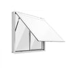VEVOR Concession Window 48x36 in Aluminum Alloy Service Window, for Food Truck, Up to 85 Degrees Stand Serving with 2 Sliding Acrylic Windows, Awning Door and Drag Hook, Rainwater Resistant