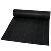 VEVOR Garden Weed Barrier Fabric, 5.8 OZ Heavy Duty Landscape Fabric, 4ft x 100ft Weed Block Control for Garden Ground Cover, Woven Geotextile Fabric for Landscaping, Gardening, Underlayment, Black