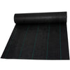 VEVOR Weed Barrier Landscape Fabric, 5 x 250 ft, 5 Oz Premium Woven Ground Cover Heavy Duty PP Material & Easy Setup, Single-Layer for Outdoor Garden, Lawn, Driveway, Black