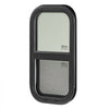 VEVOR Vertical RV Window, 12" W x 22" H Tinted Sliding RV Window with Net Screen & Trim Ring, Fit 15/16" - 1 3/4" Thickness Wall, RV Window Replacement for Teardrop Cargo Trailer Camper, DOT Approved