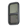 VEVOR Vertical RV Window, 14" W x 22" H Tinted Sliding RV Window with Net Screen & Trim Ring, Fit 15/16" - 1 3/4" Thickness Wall, RV Window Replacement for Teardrop Cargo Trailer Camper, DOT Approved