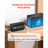 VEVOR 12V 20A Lithium Battery Charger, 14.6V, AC-DC LiFePO4 Smart Charger, with Anderson Connector, LED Indicator, 0V Activation, for Lithium LiFePO4 Deep Cycle Rechargeable Batteries of Boat, RV
