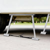 VEVOR Universal RV Stabilizer, RV Bumper Stabilizer for Trailers, Campers, Fifth Wheel, Compact Foldable Design for Easy Storage, Adjustable Height from 12 inch to 28 inch, Reduces RV Wobble, 2PCS
