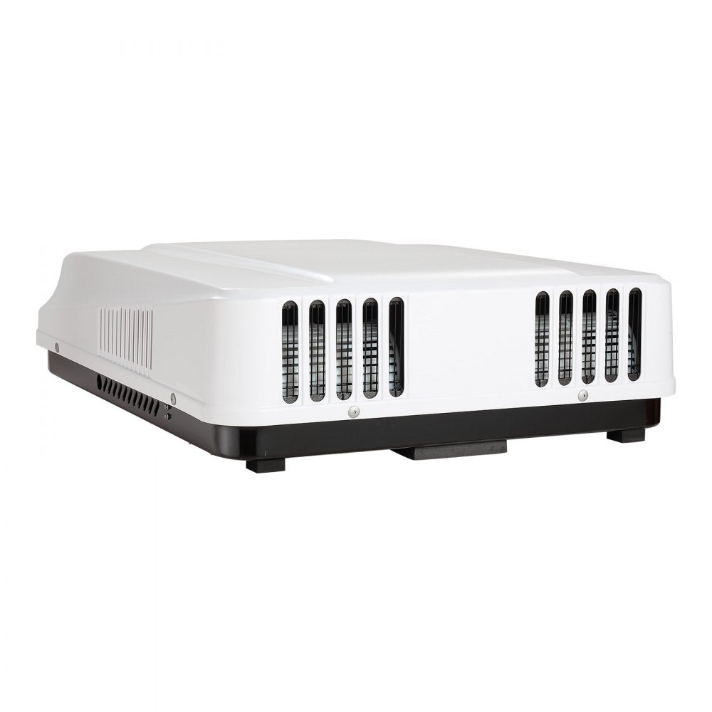 VEVOR RV Air Conditioner, 15000 BTU RV AC Unit, 120V Non-Ducted Rooftop Air Conditioner with Heat Pump and Cooling, Variable Speed Easy Install Quiet AC with ADB Button Control & Remote Control, White