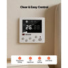 VEVOR RV Air Conditioner, 15000 BTU RV AC Unit, 120V Non-Ducted Rooftop Air Conditioner with Cooling and Heating, Four-Way Airflow, PTC Heating Module, Easy Install Quiet AC with Control Panel, White