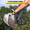 VEVOR 18\" Backhoe Thumb, 1/2\" Teeth Thickness Heavy Duty Excavator Thumb, Black Steel Weld On Thumb Attachments with 12mm Bolt-On Design Adjustable Mechanical Thumb for Backhoe/Excavator