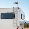 VEVOR Starlink RV Ladder Mount, 360°Adjustable Angle Mounting Standard Gen 3 Pipe Kit, Heavy-Duty Steel Extra Long Starlink RV Ladder Adapter, Compatible with Gen3 and V3, Easy to Assembly, Black