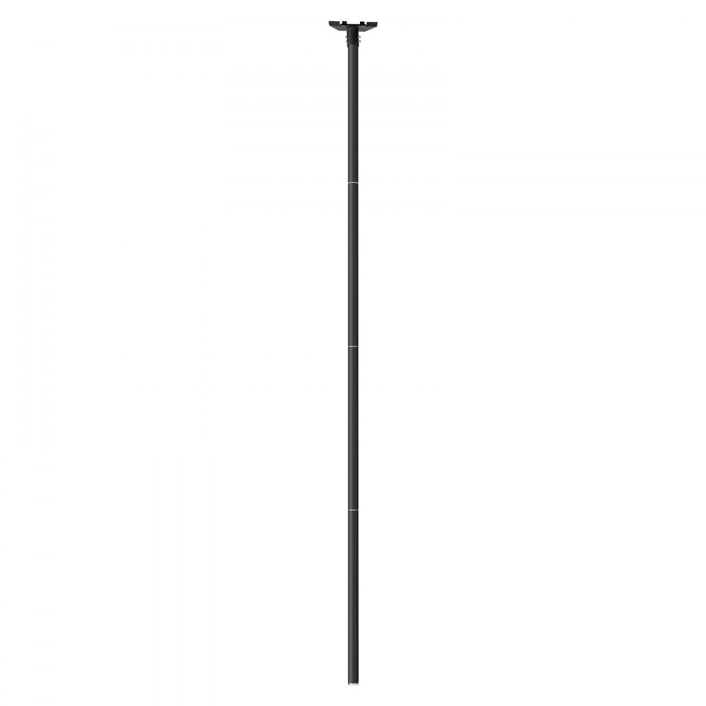 VEVOR Starlink RV Ladder Mount, 360°Adjustable Angle Mounting Standard Gen 3 Pipe Kit, Heavy-Duty Steel Extra Long Starlink RV Ladder Adapter, Compatible with Gen3 and V3, Easy to Assembly, Black