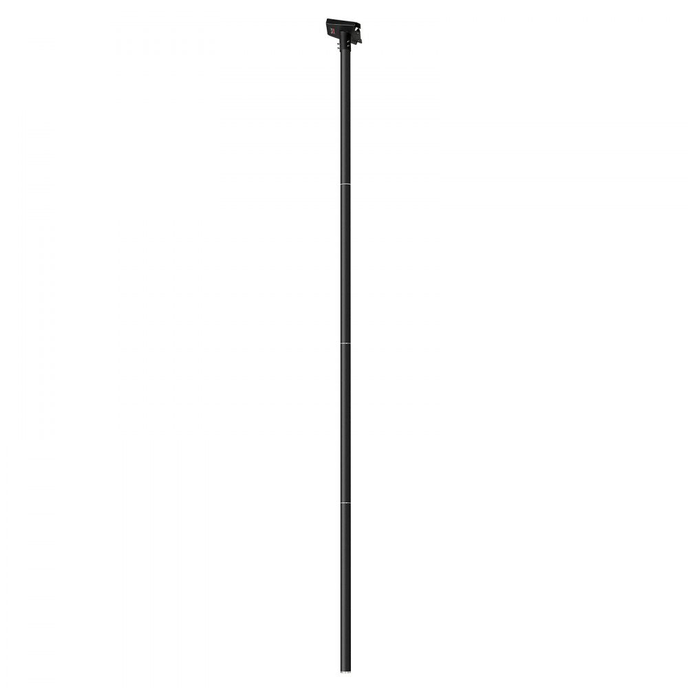 VEVOR Starlink RV Ladder Mount, 360°Adjustable Angle Mounting Standard Gen 3 Pipe Kit, Heavy-Duty Steel Extra Long Starlink RV Ladder Adapter, Compatible with Gen3 and V3, Easy to Assembly, Black