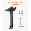 VEVOR Starlink RV Ladder Mount, 360°Adjustable Angle Mounting Standard Gen 3 Pipe Kit, Heavy-Duty Steel Extra Short Starlink RV Ladder Adapter, Compatible with Gen3 and V3, Easy to Assembly, Black