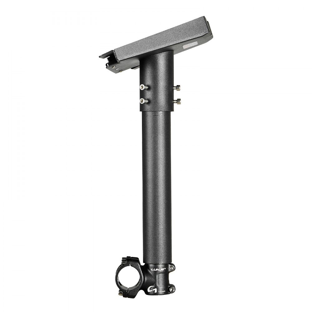 VEVOR Starlink RV Ladder Mount, 360°Adjustable Angle Mounting Standard Gen 3 Pipe Kit, Heavy-Duty Steel Extra Short Starlink RV Ladder Adapter, Compatible with Gen3 and V3, Easy to Assembly, Black