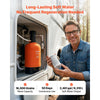 VEVOR RV Water Softener, 16,000 Grain, Portable Water Softener with Filter System, NPT 3/4" Fittings, Food-Grade Resin, Quick Connect, for RVs, Trailers, Boats, Mobile Car Washing, Pressure Washing
