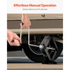 VEVOR 5000 lbs RV Scissor Jacks, 4-23.4 in RV Stabilizer Leveling Scissor Jacks, Set of 2, Heavy Duty Stabilizer Jack with Crank Handle, Socket and Bubble Levels, Not Easily Bent or Deformed