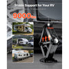 VEVOR 9000 lbs RV Scissor Jacks, 4-23.4 in RV Stabilizer Leveling Scissor Jacks, Set of 4, Heavy Duty Stabilizer Jack with Crank Handle, Socket and Bubble Levels, Not Easily Bent or Deformed