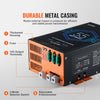 VEVOR RV Converter, 55 Amp, 110V AC to 12V DC RV Power Converter Battery Charger with 4 Stage Smart Charging 13V to 16.5V Adjustable Operating Range, Compatible with Lithium Lead Acid Battery, ETL