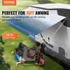 VEVOR RV Awning Fabric Replacement, 15'2" Fabric Length for 16' Awning, Heavy Duty 3-Ply 16oz PVC Camper Awning Fabric, Waterproof & UV Protection Outdoor Canopy for RV, Trailer, Motorhome, Blue Fade