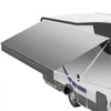 VEVOR RV Awning Fabric Replacement, 16' (Fabric 15'2") 18 oz Heavy-Duty Weatherproof Vinyl Camper Awning Replacement, UPF50+ Protection Waterproof Outdoor Canopy for RV, Motorhome, Trailer, Gray Fade