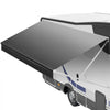 VEVOR RV Awning Fabric Replacement, 17' (Fabric 16'2") 18 oz Heavy-Duty Weatherproof Vinyl Camper Awning Replacement, UPF50+ Protection Waterproof Outdoor Canopy for RV, Motorhome, Trailer, Black Fade