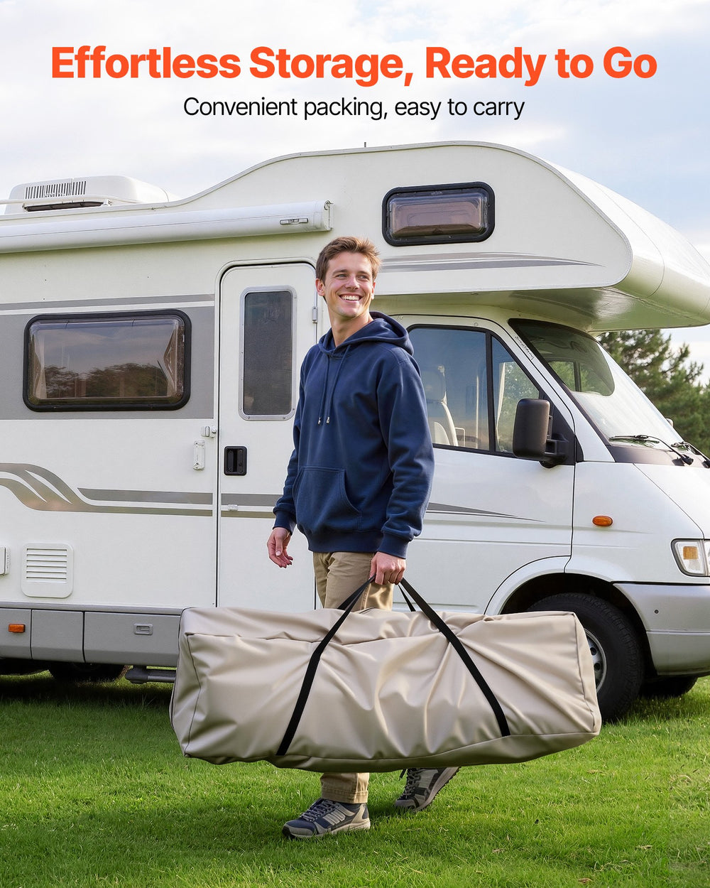 VEVOR RV awning shade room storage and carry bag