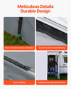 VEVOR RV Awning Sun Shade Room - meticulous details durable design (anchors, stitching, zippers, mesh door)