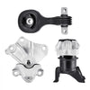 VEVOR Engine Motor Mount and Transmission Mount Kit Replacement, Set of 3, Compatible with 2012–2013 Honda Civic 1.8L Coupe, Replace OE# A65048, A65021, A65087, Secure Support