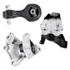 VEVOR Engine Motor Mount and Transmission Mount Kit Replacement, Set of 3, Compatible with 2012–2013 Honda Civic 1.8L Coupe, Replace OE# A65048, A65021, A65087, Secure Support
