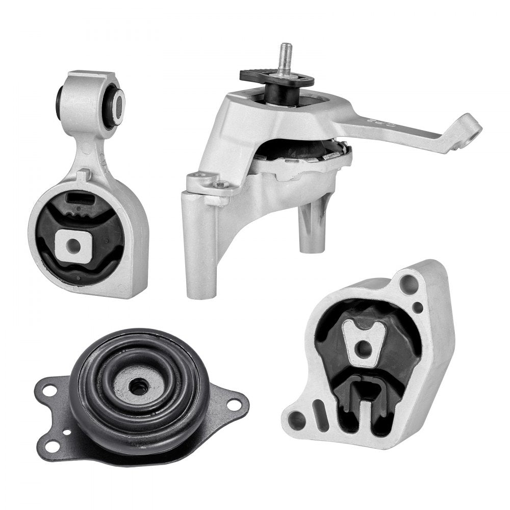 VEVOR Engine and Transmission Motor Mount Kit Replacement, Set of 4, Compatible with 2007–2017 Nissan Altima 2.5L L4, Replace OE# A4350, A4353, A4340, A4339, Secure Support