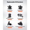 VEVOR Engine Motor Mount and Transmission Mount Kit Replacement, Set of 6, Compatible with 2003–2007 Honda Accord 3.0L V6, Replace OE# A4526HY, A4517, A4527HY, A4524, A4544, A4525, Secure Support