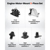 VEVOR Engine Motor Mount and Transmission Mount Kit Replacement, Set of 5, Compatible with 2013-2017 Honda Accord 2.4L L4, Replace OE# A65072 A65054 A65040 A65068 A65071, Secure Support