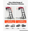 VEVOR Top Automotive Creeper 48"- 64" Adjustable High Top Engine Creeper, Easy Folding, 400LBS Heavy-Duty Steel Support, Stable H-Shaped Base, 6-Wheel Smooth Rolling for Auto Repair and Maintenance