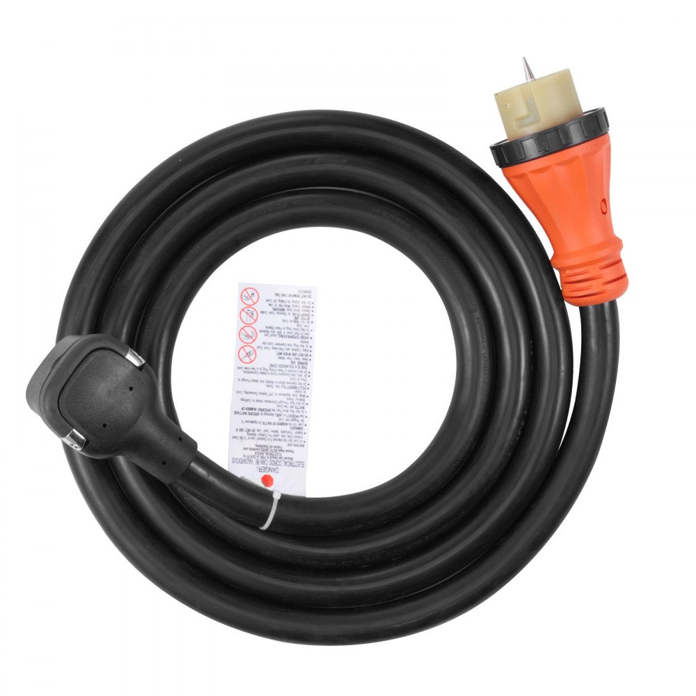 VEVOR Generator Cord, 20FT Generator Power Cord, 125/250V 50AMP Generator Cord, 12000W 50AMP Cord, NEMA 14-50P Generator Plug, SS2-50R Extension Cord, 50Amp Generator Power Cord with Portable Strap