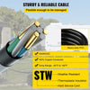 VEVOR 50 FT 30 Amp Generator Extension Cord SJTW 10 AWG 4 Prong, NEMA L14-30P 125/250V Heavy Duty Generator Power Cord with Twist Lock Connector