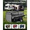 VEVOR Generator Cover, 34 x 26 x 21 Inch Waterproof Universal Generator Cover for Most Generators 3500-12000 Watt, Portable Generator Running Cover with Heavy Duty Thicken 420D Oxford Fabric, Grey