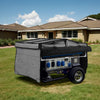 VEVOR Generator Cover, 34 x 26 x 21 Inch Waterproof Universal Generator Cover for Most Generators 3500-12000 Watt, Portable Generator Running Cover with Heavy Duty Thicken 420D Oxford Fabric, Grey