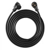 VEVOR 50-Amp Generator Extension Cord, 25 Foot, 250 Volts 12500 Watts Heavy Duty Power Cable, NEMA 6-50R NEMA 6-50P SWT 6AWG Flexible Welder Extension Cord, with Storage Bag, for Generators, ETL Listed