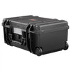 VEVOR Weatherproof Hard Case, Heavy Duty Protective Dry Box Case with Pre-cut Foam, Wheels & Retractable Pull Handles for Travel, Hunt, Military, Tactical, IP67 Waterproof Case for Cameras (64x51x25)