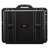 VEVOR Weatherproof Hard Case, Heavy Duty Protective Dry Box Case with Pre-Cut Foam, Wheels & Retractable Pull Handles for Travel, Hunt, Military, Tactical, IP67 Waterproof Case for Cameras(63x50x32)