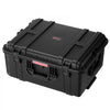 VEVOR Weatherproof Hard Case, Heavy Duty Protective Dry Box Case with Pre-Cut Foam, Wheels & Retractable Pull Handles for Travel, Hunt, Military, Tactical, IP67 Waterproof Case for Cameras(63x50x32)