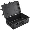 VEVOR Weatherproof Hard Case 31.5 x 20.47 x 12.2 in All Weather Waterproof, For Audio Gear and Outdoor Tools, Heavy Duty Protective Dry Box with Reinforced Latches, Retractable Handle, IP67, Black