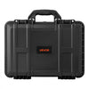 VEVOR Weatherproof Hard Case 18.5 x 13.98 x 6.89 in All Weather Waterproof, for Drones, Camera and Equipment, Heavy Duty Protective Dry Box with Pre-cut Foam, Soft Rubber Grip, IP67, PP Shell, Black