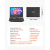 VEVOR Portable DVD Player, 9 inch HD Swivel Display Screen, 4 Hours Built-in Rechargeable Battery, Dual Speakers, Support Sync TV/USB/SD Card/CD/DVD, Car Charger, AC Power Adapter, Remote Control