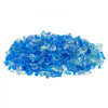 VEVOR Fire Glass, 10 LBS / 4.5 KG Fireplace Rocks, 3/4-Inch / 19.05 mm Reflective Firepit Glass Rock, High Luster Stone Landscaping for Fire Pit Table, Aqua Blue + Caribbean Blue + Aqua Green