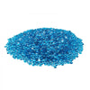 VEVOR Fire Glass, 20 lbs / 9.0 kg High-Temperature Resistant Fireplace Rocks, 3/4-Inch / 19.05 mm Reflective Firepit Glass Beads, High Luster Stone Landscaping for Fire Pit Table, Caribbean Blue