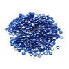 VEVOR Fire Glass, 20LBS / 9KG High-Temperature Resistant Fireplace Rocks, 3/4-Inch / 19.05 mm Reflective & Smokeless Firepit Glass Beads, High Luster Stone Landscaping for Fire Pit Table, Cobalt Blue