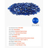VEVOR Fire Glass, 10LBS/4.5KG High-Temperature Resistant Fireplace Rocks, 3/4-Inch / 19.05 mm Reflective & Smokeless Firepit Glass Beads, High Luster Stone Landscaping for Fire Pit Table, Cobalt Blue