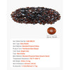VEVOR Fire Glass, 10LBS / 4.5KG High-Temperature Resistant Fireplace Rocks, 3/4-Inch / 19.05 mm Reflective & Smokeless Firepit Glass Beads, High Luster Stone Landscaping for Fire Pit Table, Rich Amber
