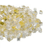 VEVOR Fire Glass, 10 LBS / 4.5 KG High-Temperature Resistant Fireplace Rocks, 1/2-Inch / 12.7 mm Reflective & Smokeless Firepit Glass Rock, High Luster Stone Landscaping for Fire Pit Table, Gold